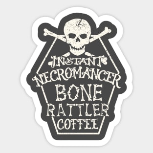 Instant Necromancer Bone Rattler Coffee Sticker
